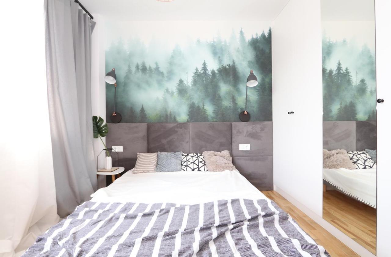 Romaszewskiego Zoliborz Bedroom Pokoj Metro Warschau Exterior foto